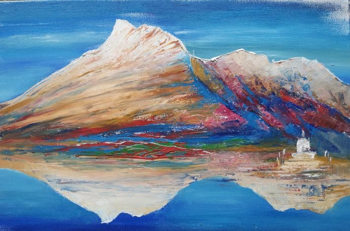 Painting «Tibet», oil, canvas. Painter Herasymenko Nataliia. Buy painting