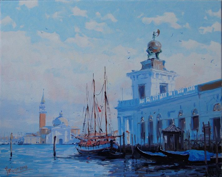 Картина “Венеция. Летний день. Лодки”