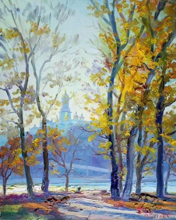Painting «Kiev, colors of autumn», oil, canvas. Painter Kutilov Yurii. Buy painting
