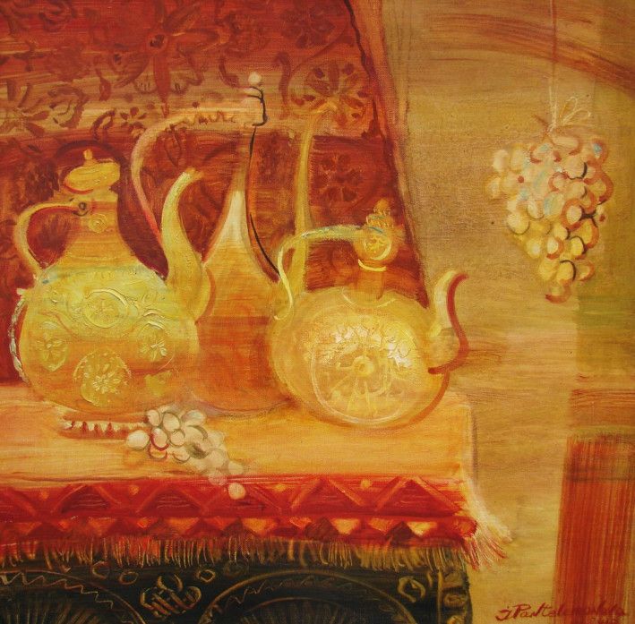 Картина «Восточный натюрморт», масло, холст. Художница Пантелемонова Инна. Купить картину