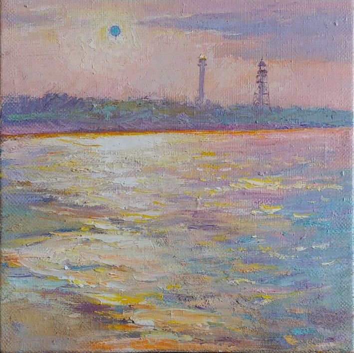 Картина «Море сонця. Джарилгач», олійні фарби, полотно. Художниця Гунченко Світлана. Купити картину