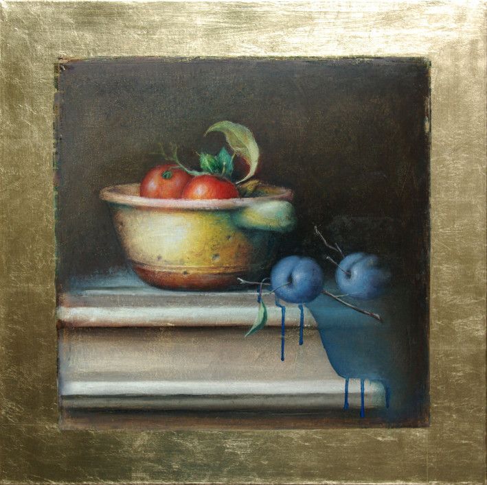 Painting “Still Life with Plums”
