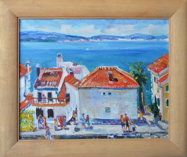 Painting “Croatia. Triptych. Center“