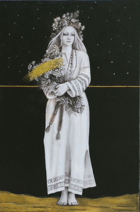 Картина «Ночь на Ивана Купала», масло, холст. Художница Багацкая Наталья. Купить картину