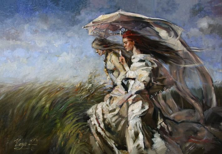 Painting «Gone With the Wind», oil, canvas. Painter Chaus Dmytro. Buy painting