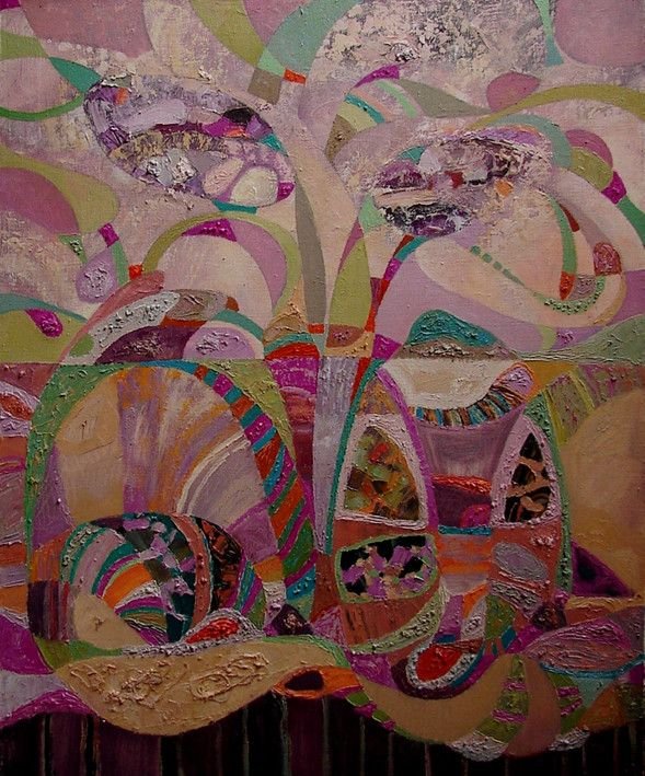 Картина «Фіолетові сни», олійні фарби, полотно. Художниця Шуляк Тетяна. Купити картину