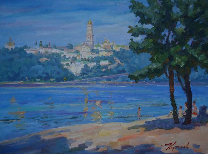 Painting “Lavra behind the Dnieper“