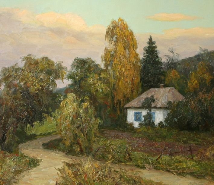 Painting «Evening», oil, canvas. Painter Korinok Viktor. Buy painting