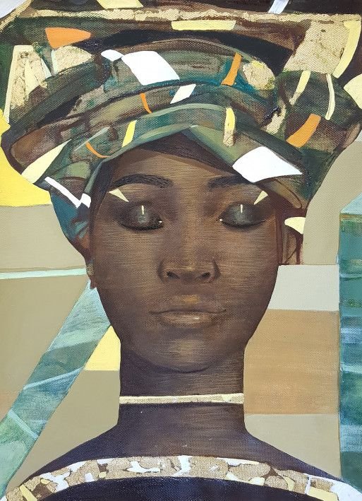 Картина «Африканськая душа», масло, холст. Художница Кулиш Екатерина. Купить картину