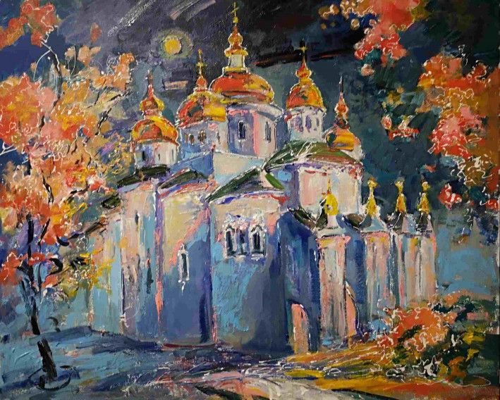 Картина “Михайловский храм-спаситель”