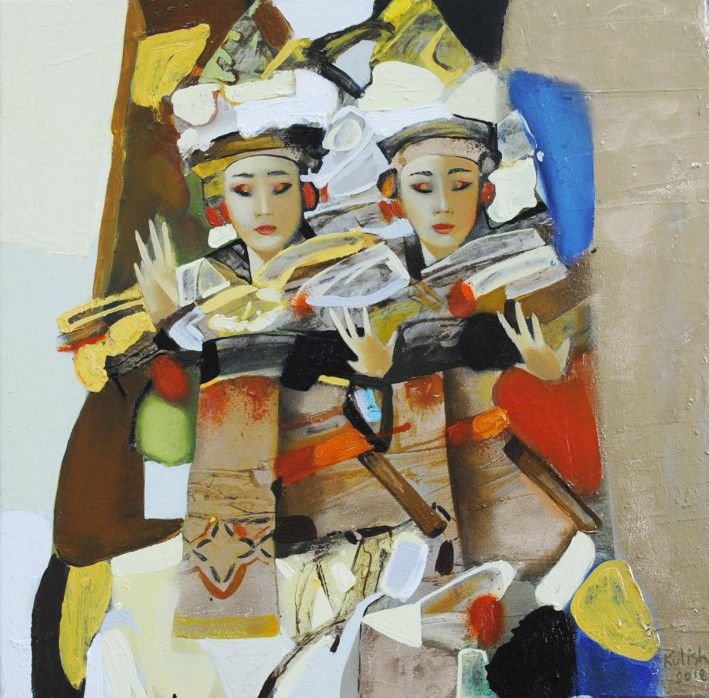 Картина «Танець Балі», олійні фарби, полотно. Художниця Куліш Катерина. Купити картину