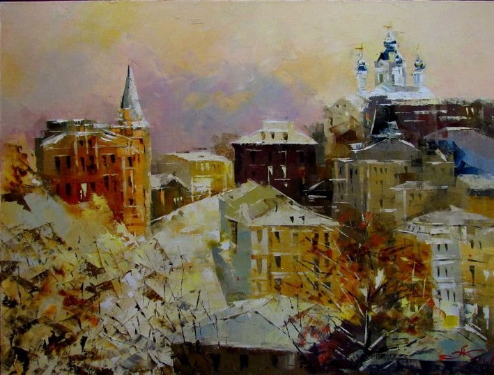 Картина “Зима. Киев”