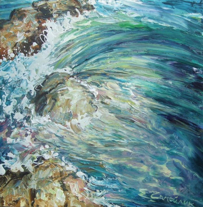 Картина “Море, камни”