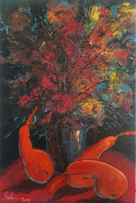Painting «Four seasons. Autumn», oil, acrylic, canvas. Painter Kravets Dmytro. Buy painting