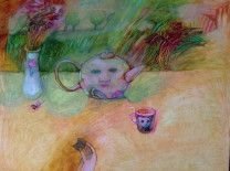 Картина “Чаепитие с летним шелестом”