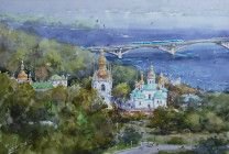 Картина “Панорама Києва. Лавра”