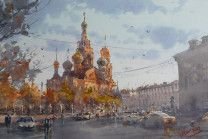 Картина “Вечер в Санкт-Петербурге”