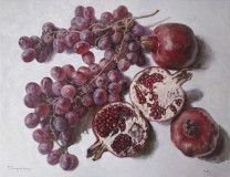 Картина “Танец граната с виноградом”