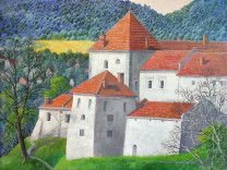 Картина “Свиржский замок”