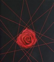 Картина “Линии и роза”