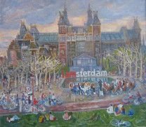 Картина “Амстердам. Музей Рембрандта”