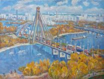Картина “Киев. Осень на Днепре”