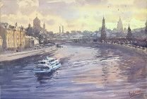 Картина “Москва, вечер”