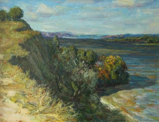 Painting «On the Dnipro slopes», oil, canvas. Painter Korinok Viktor. Buy painting