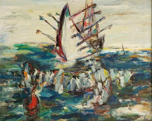 Painting «Ballad of a sailor», oil, canvas. Painter Pavlov Oleksandr. Buy painting