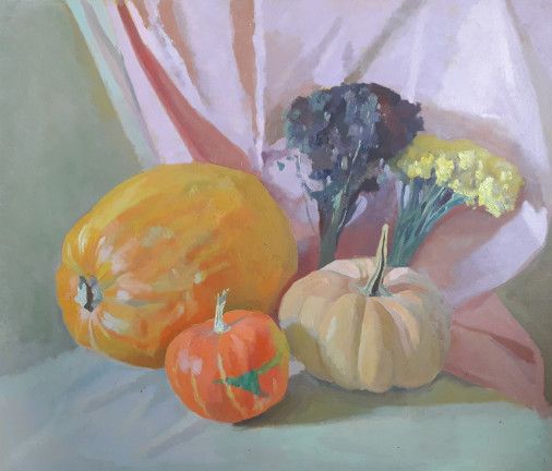 Painting «Pumpkins», oil, canvas. Painter Koval Vasyl. Buy painting