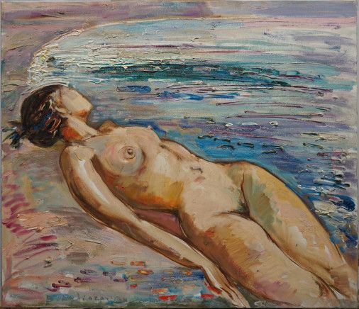 Painting «Crimea. Naked», oil, acrylic, canvas. Painter Yeghiazaryan Borys. Buy painting