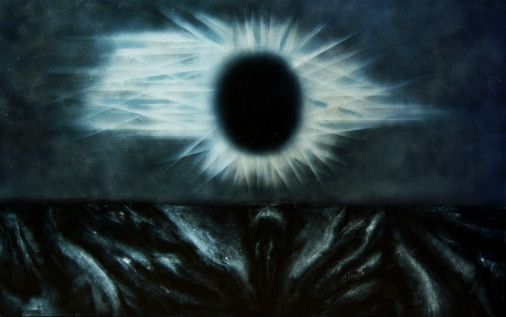 Картина «Солнечное затмение», масло, холст. Художница Дроздова Мария. Купить картину