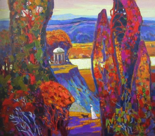 Painting «Glybov's Arbor», oil, canvas. Painter Movchan Vitalii. Buy painting