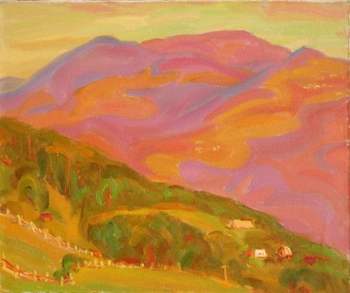 Painting «The mountains are waking up», oil, canvas. Painter Orlova Maryna. Buy painting