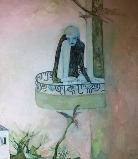 Картина «Балкон Джульєти», олійні фарби, полотно. Художниця Булкіна Анна. Купити картину