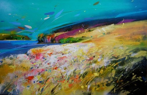 Painting «The warm breath of the winds», acrylic, canvas. Painter Studnytska Liliia. Sold