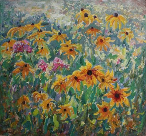 Painting «Blooming July», oil, canvas. Painter Pavlenko Leonid. Buy painting