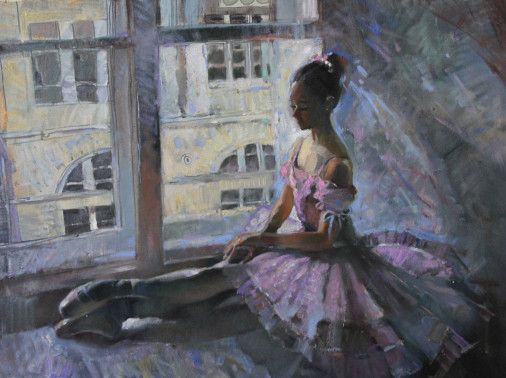 Painting «Prima ballerina», oil, canvas. Painter Chaus Dmytro. Sold