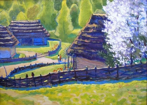 Painting «Spring», oil, hardboard. Painter Timoshenko Vladimir. Buy painting