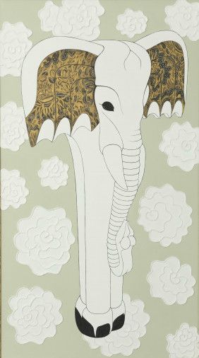 Картина «Слон», масло, холст. Художница Павельчук Иванна. Купить картину