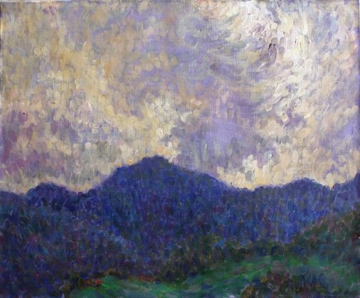 Картина «Гора Грегіт», олійні фарби, полотно. Художниця Орлова Марина. Купити картину