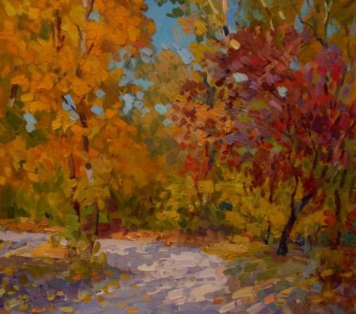 Painting «Autumn», oil, canvas. Painter Lytovchenko Borys. Buy painting