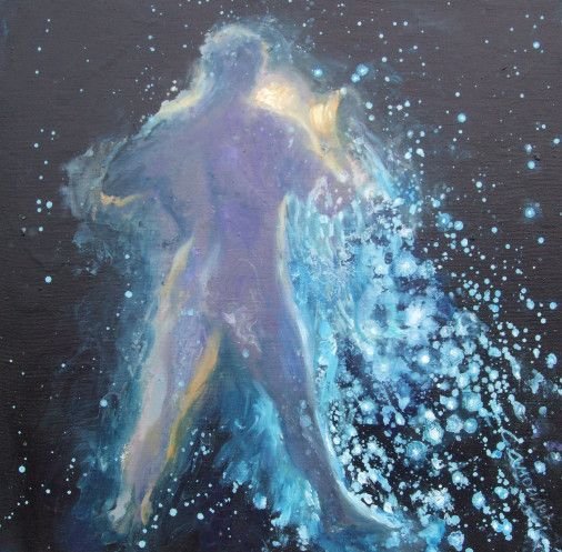 Painting «Constellation Aquarius», oil, canvas. Painter Samoilyk Olena. Buy painting