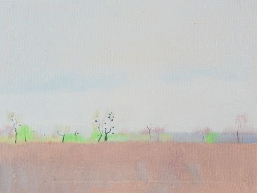 Painting «Early April field», acrylic, canvas. Painter Nekrakha Ihor. Buy painting