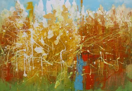 Painting «Reeds. Autumn», oil, canvas. Painter Hudko Vitalii. Buy painting