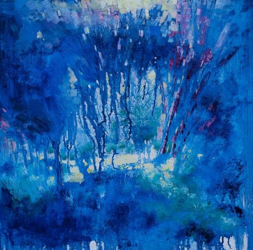 Painting «Mysterious forest», oil, canvas. Painter Laptieva Olha. Buy painting