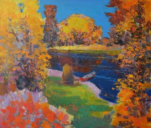 Painting «Autumn», oil, canvas. Painter Movchan Vitalii. Buy painting