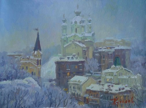 Painting «Ancient motif», oil, canvas. Painter Kutilov Yurii. Buy painting