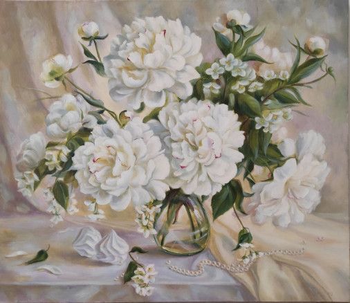 Painting «Spring charm», oil, canvas. Painter Tomesko Yuliia. Sold