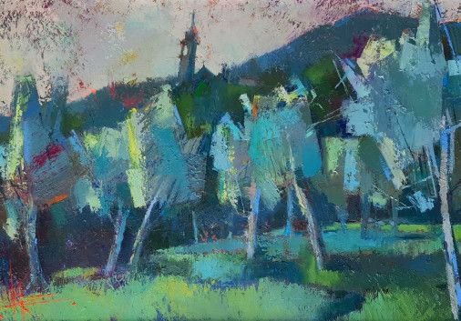 Painting «Olive grove», oil, canvas. Painter Korniienko Oksana. Buy painting